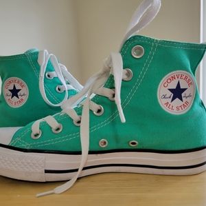 NWOT- Converse Chuck Taylor All Star High Top Electric Aqua Sneakers